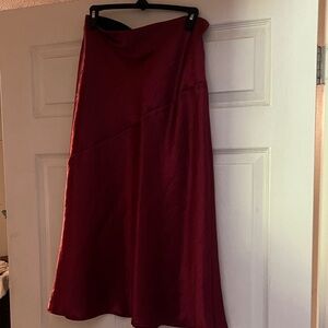 Elegant Red Women's Skirt